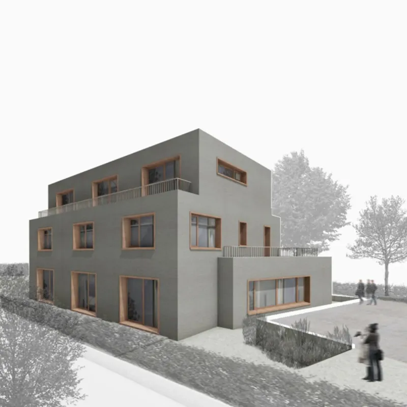 3-Familienhaus Daglfing, Außenansicht